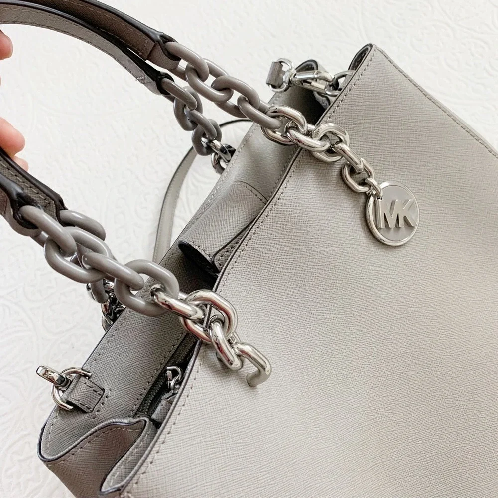 NEW‎ Michael Kors Cynthia Saffiano Leather Satchel